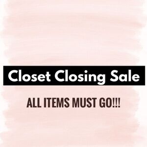 CLOSET CLOSING SALE